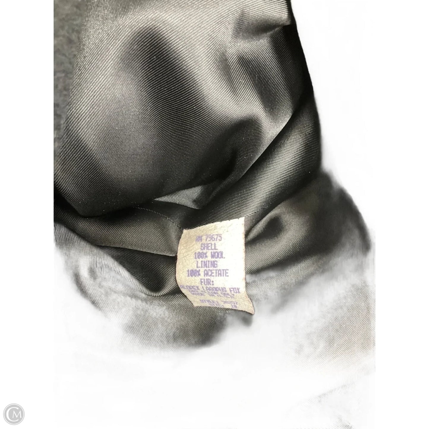 Coat Parka By Leslie Fay In Black, Size: M