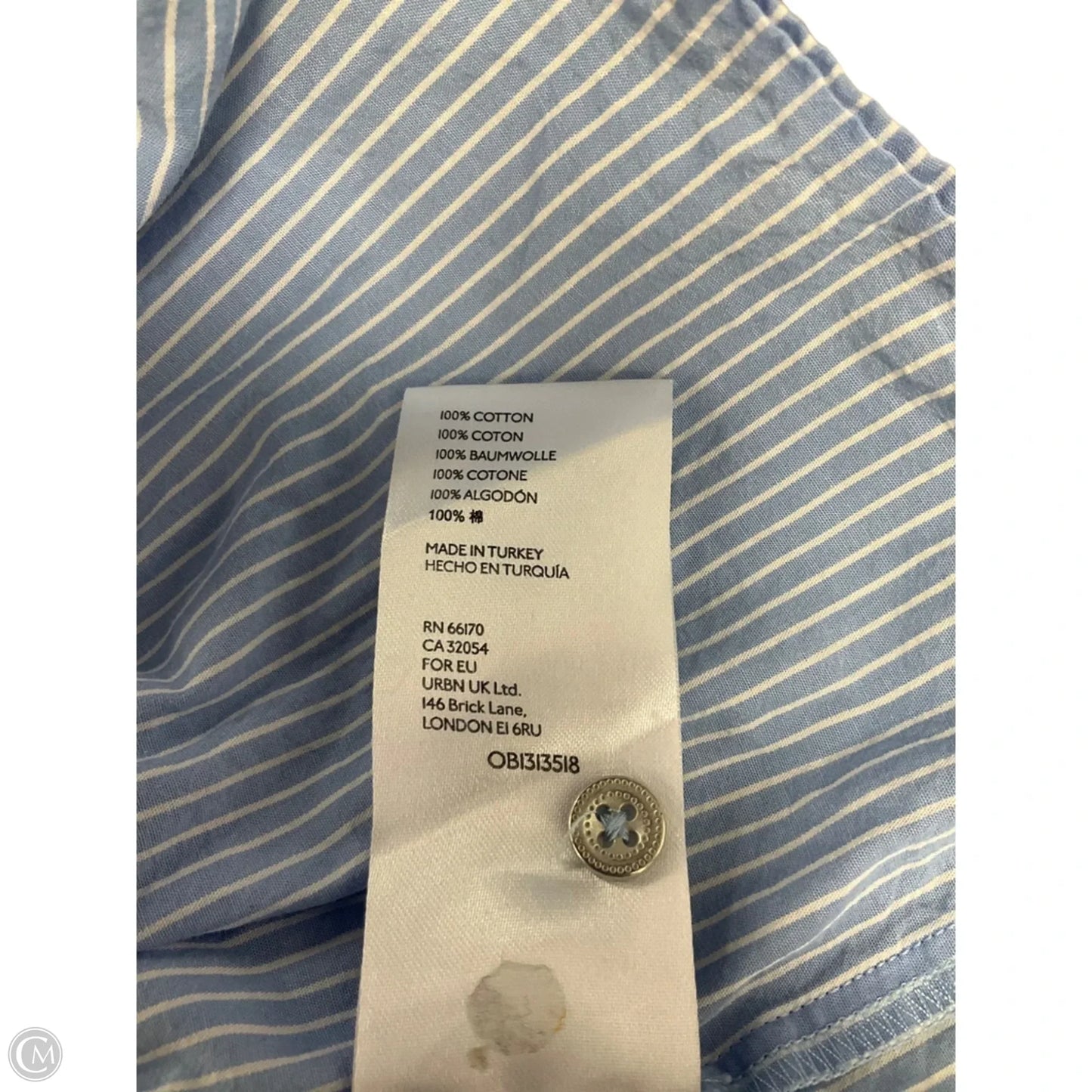 Top Long Sleeve By Anthropologie In Blue, Size: Xs