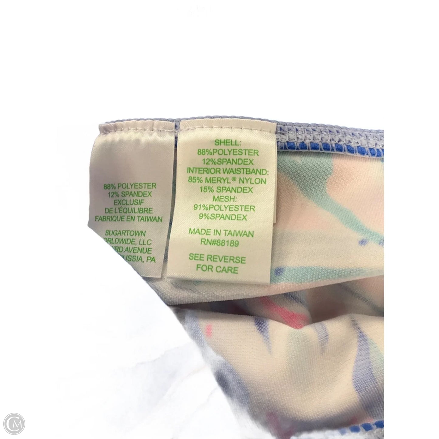 Pants Designer By Lilly Pulitzer In Blue & Pink, Size: Xl