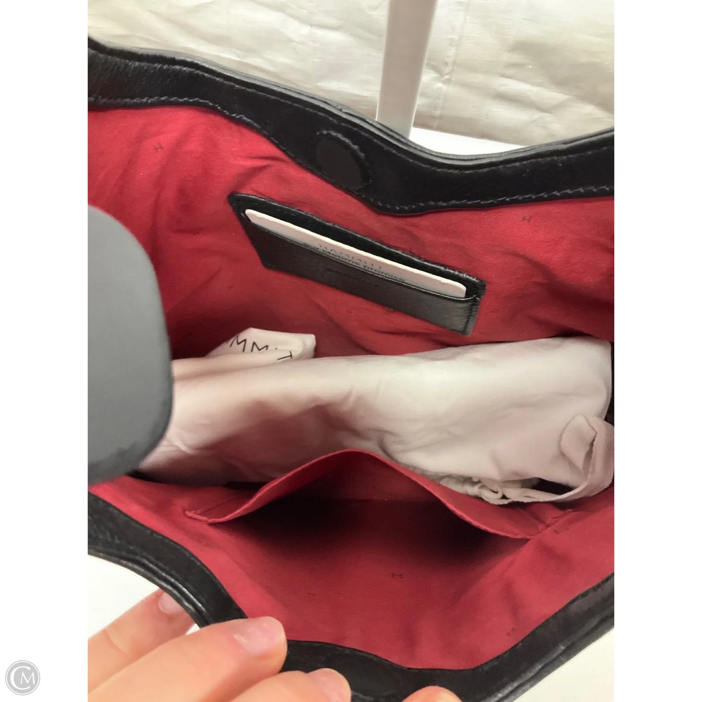 Handbag Leather By Hammitt, Size: Medium