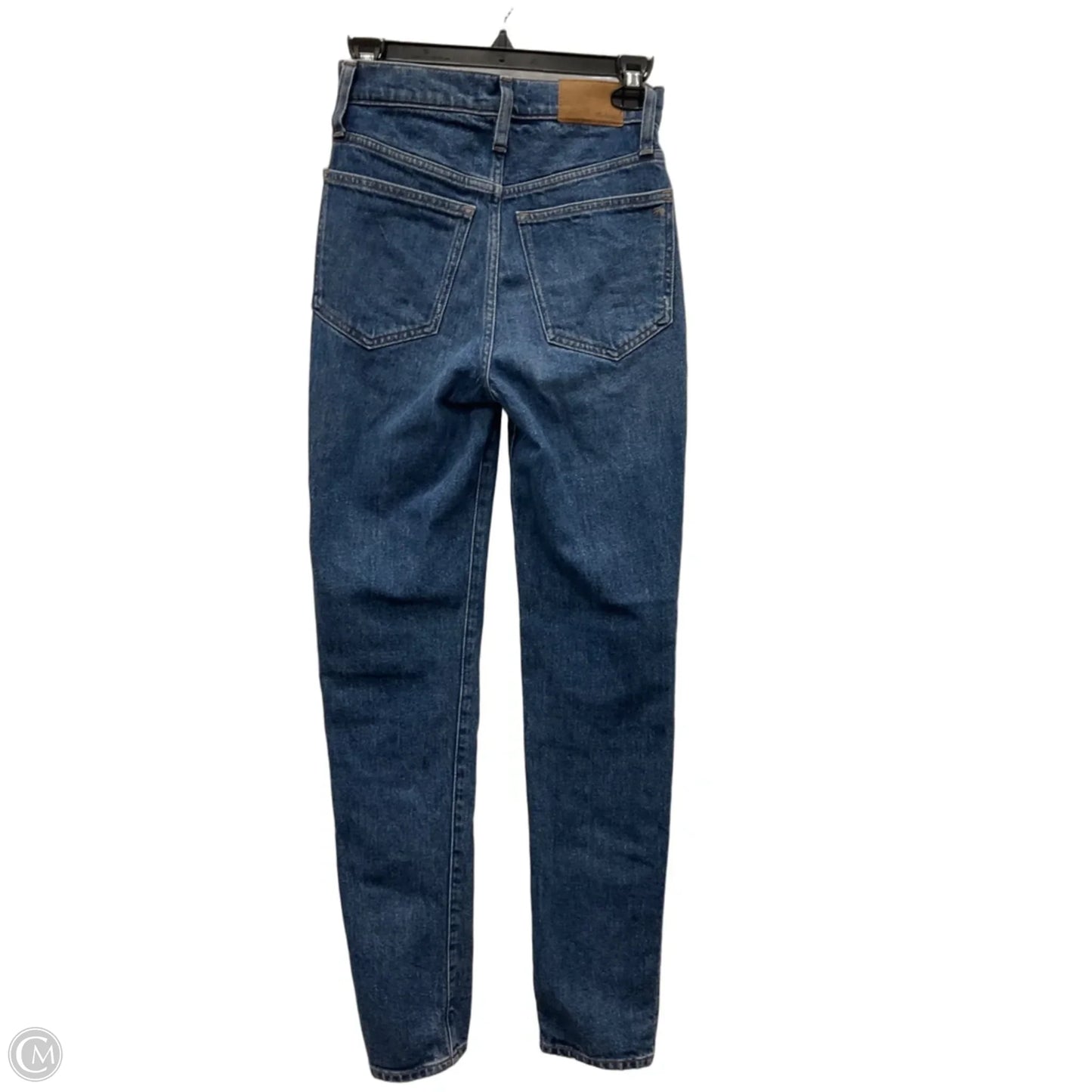 Jeans Straight By Madewell In Blue Denim, Size: 0