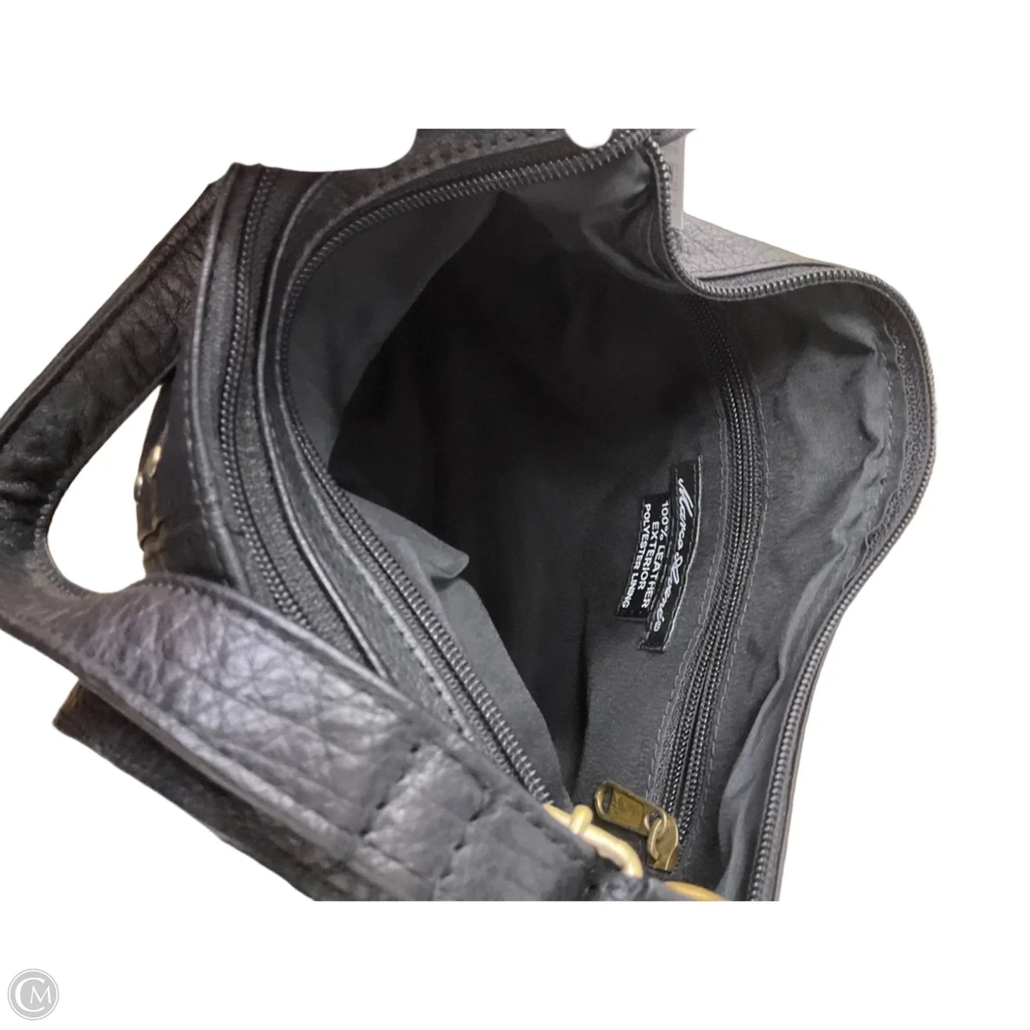 Handbag Leather By Clothes Mentor, Size: Medium