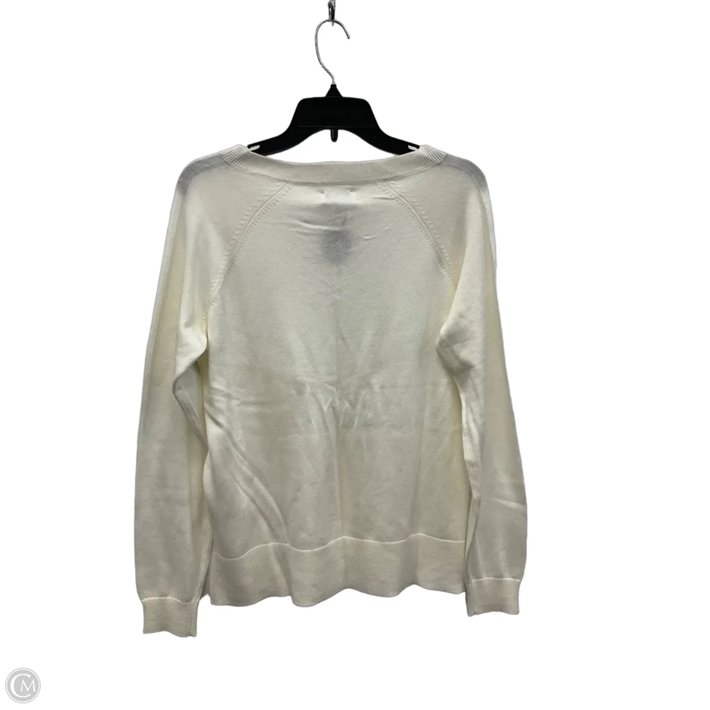 Top Long Sleeve By Lucky Brand In White, Size: S