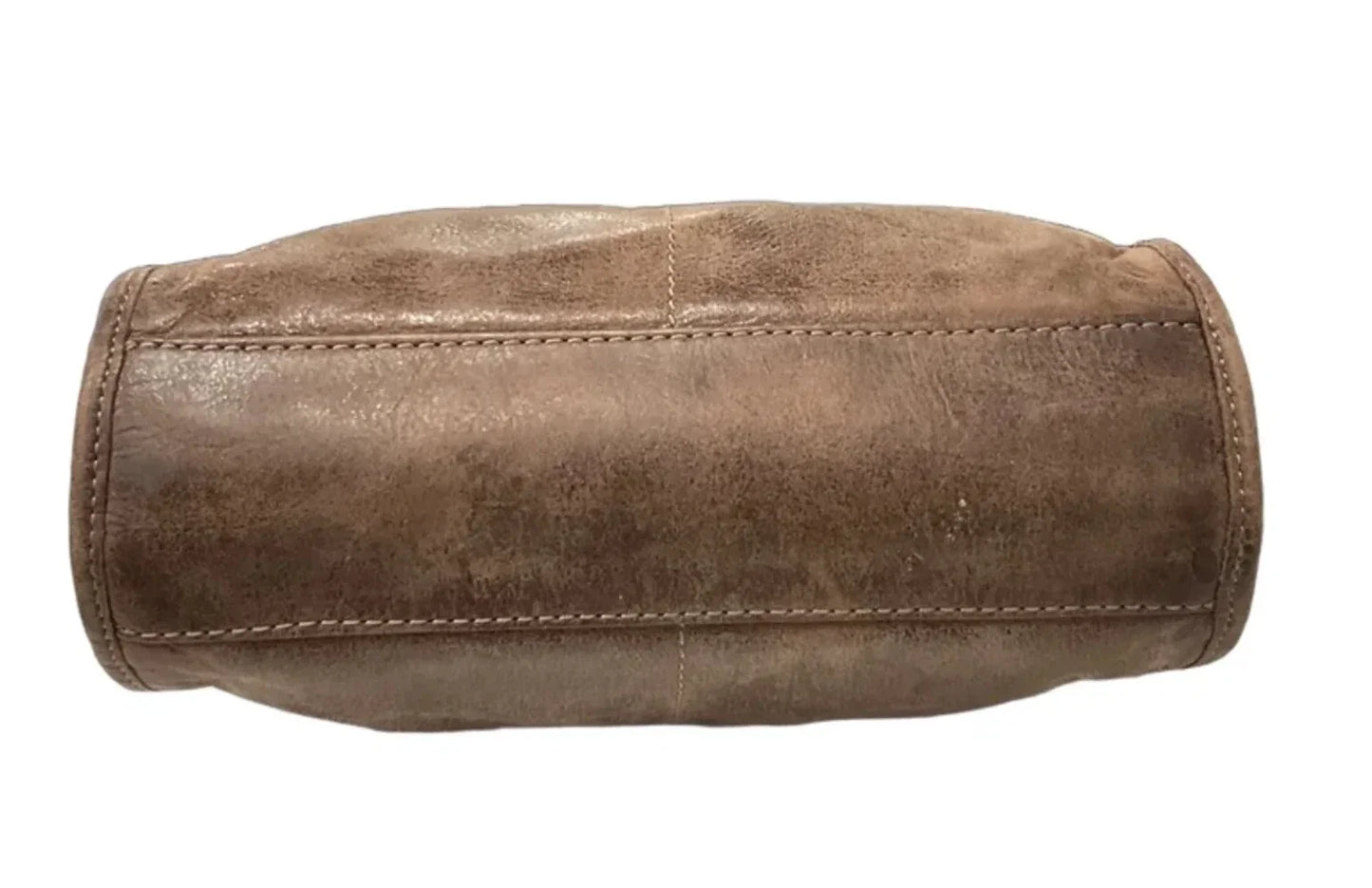 Handbag Leather By Hobo Intl, Size: Medium