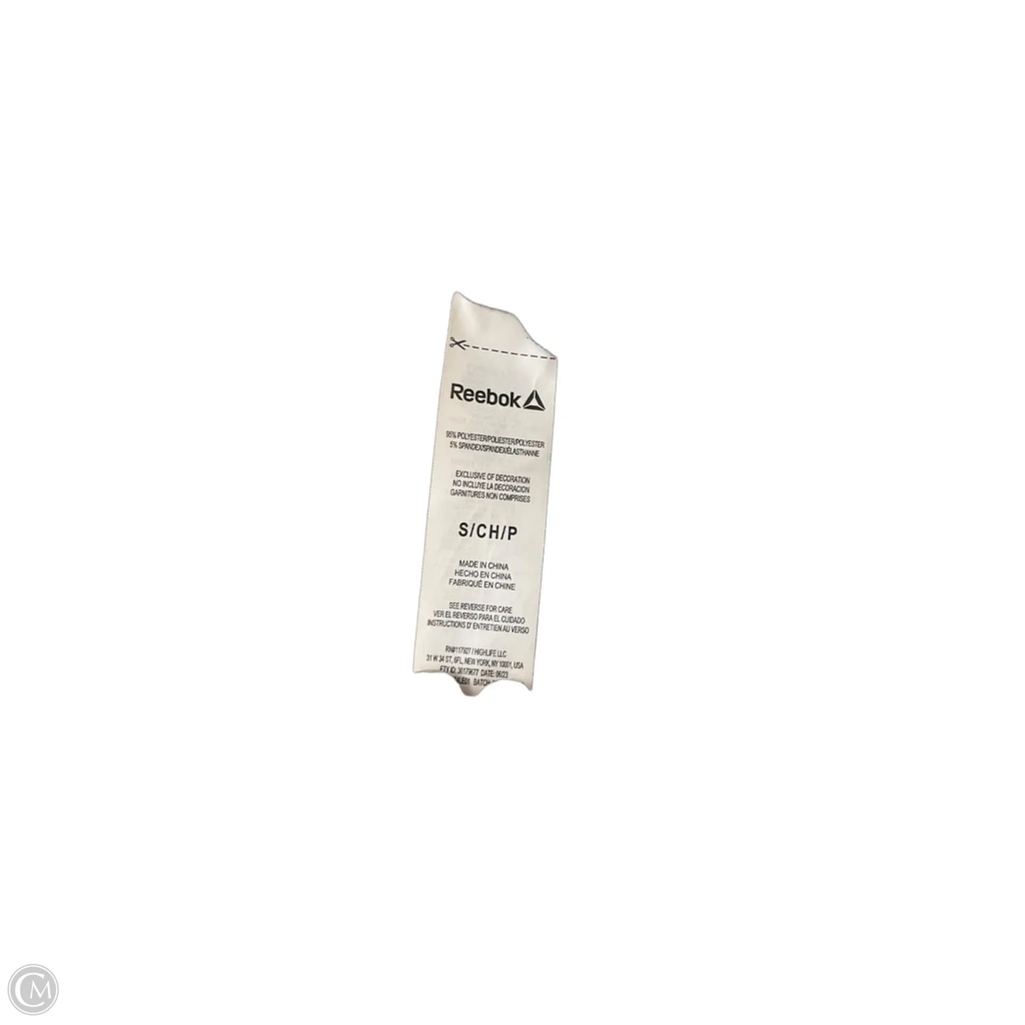 Athletic Leggings By Reebok In Grey, Size: S