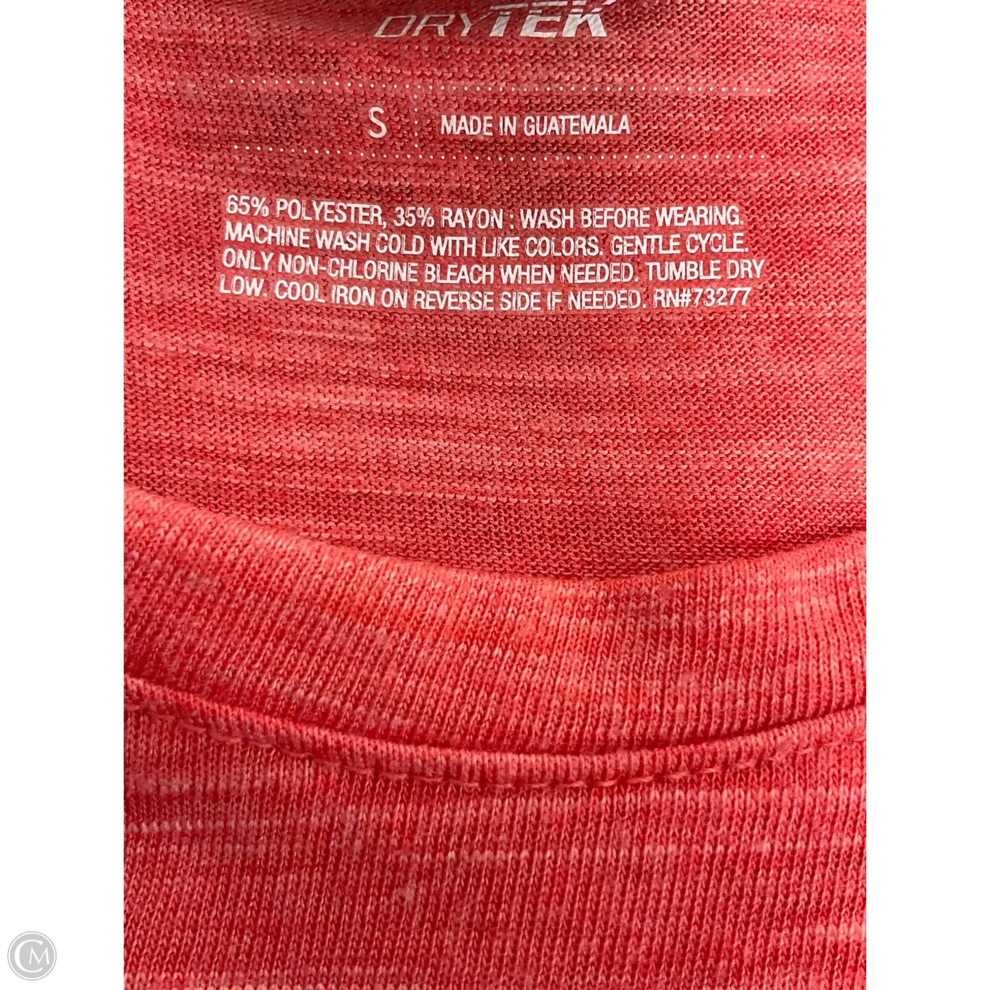 Athletic Tank Top By Tek Gear In Coral, Size: S