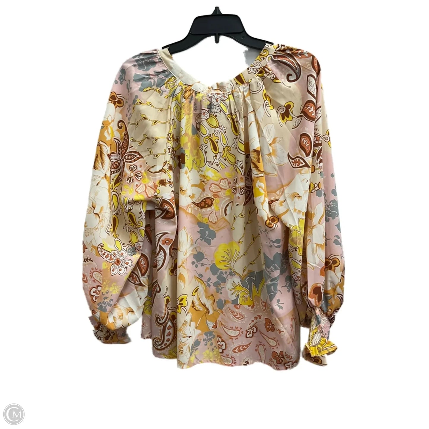 Top Long Sleeve By Clothes Mentor In Multi-colored, Size: S