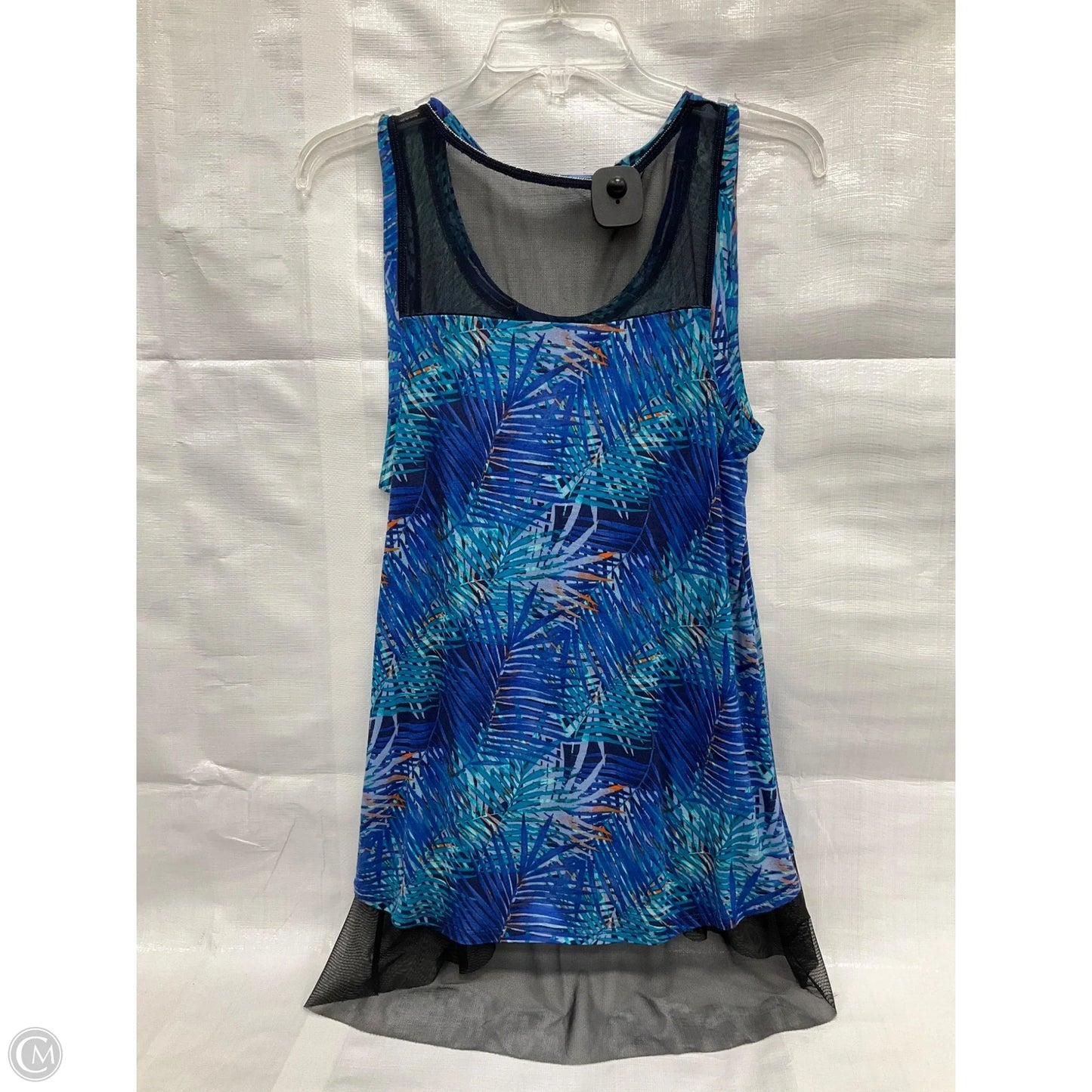 Top Sleeveless By Jennifer Lopez In Blue, Size: M