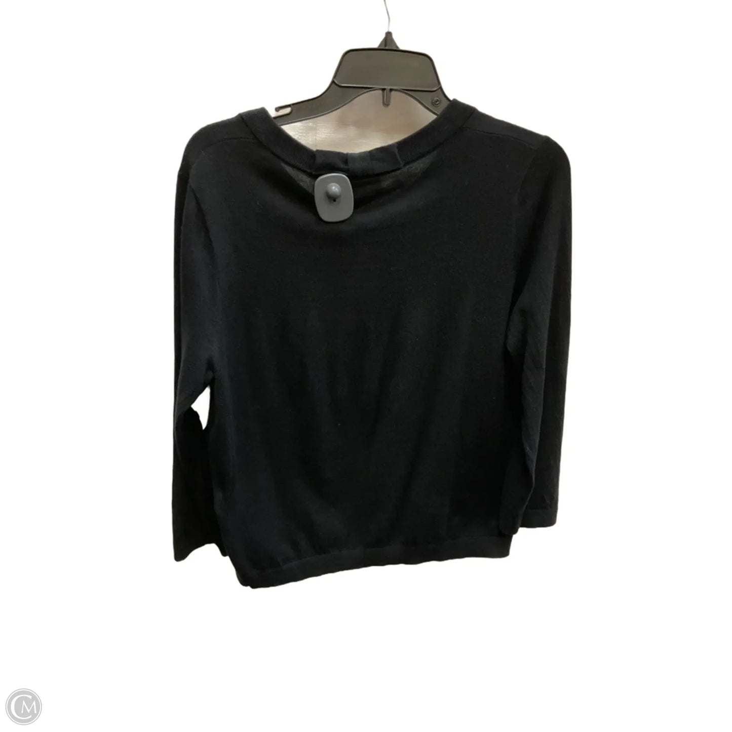 Cardigan Designer By Kate Spade In Black, Size: M