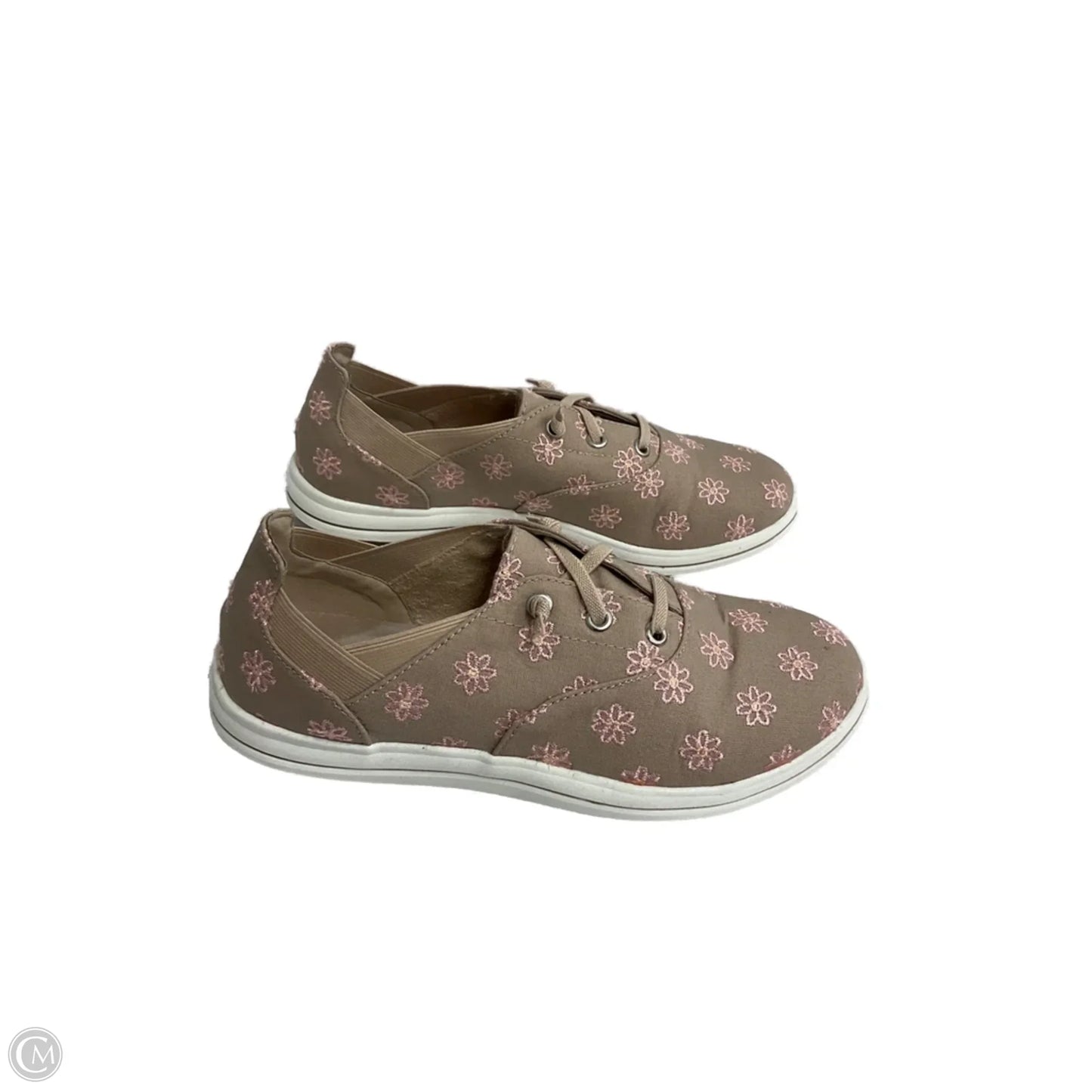 Shoes Flats By Clarks In Floral Print, Size: 7