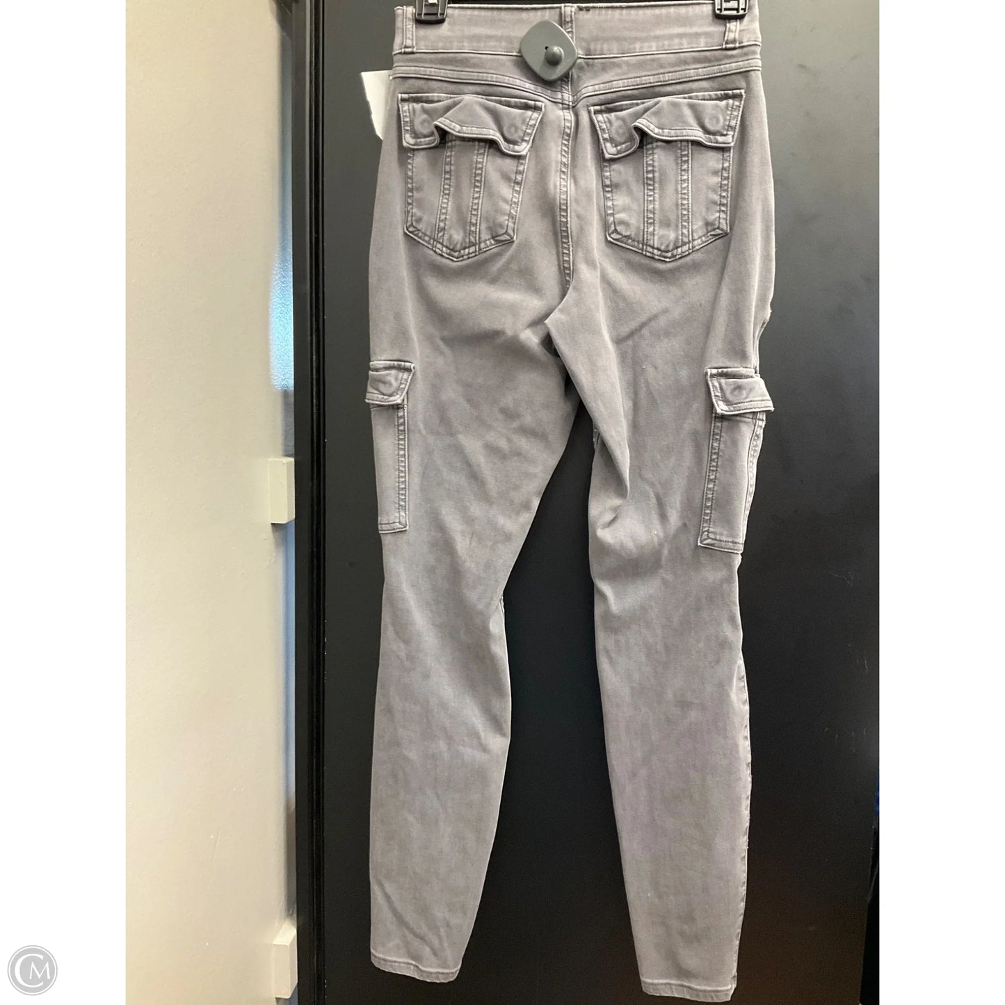Jeans Skinny By Spanx In Grey Denim, Size: S
