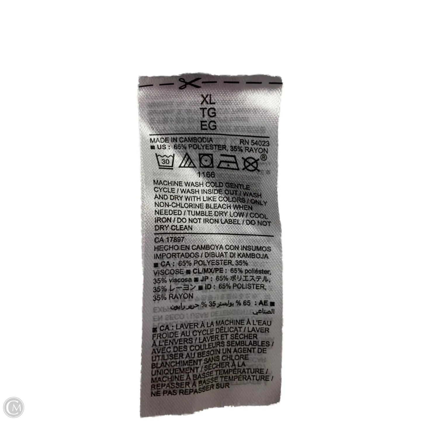 Top Sleeveless By Old Navy In White, Size: Xl