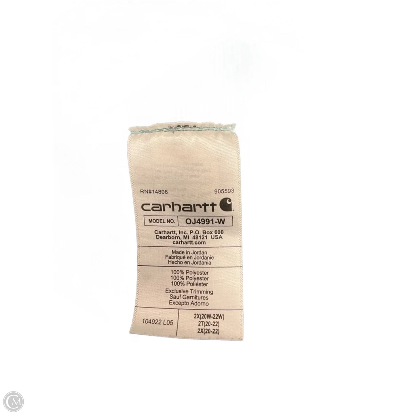 Athletic Fleece By Carhartt In Green, Size: 2x