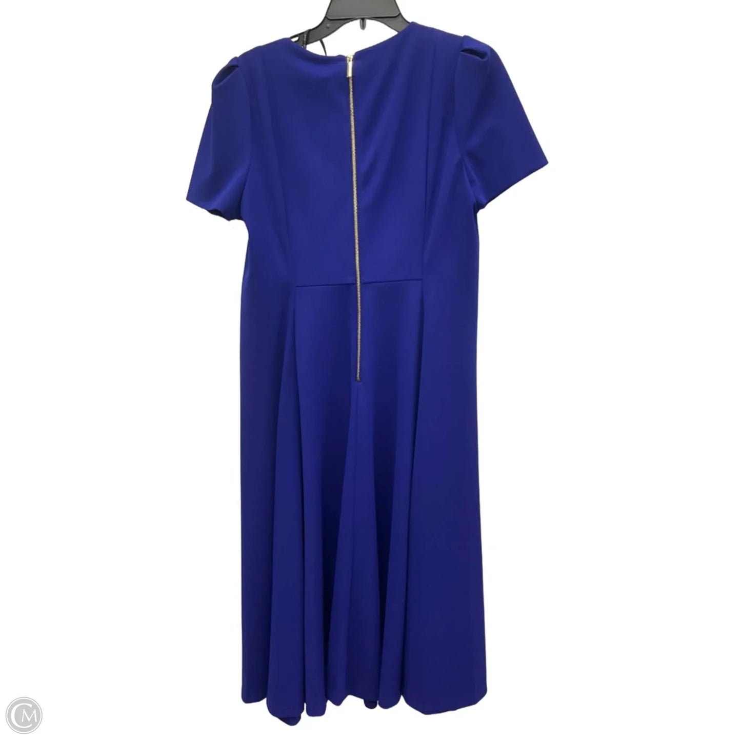 Dress Work By Calvin Klein In Blue, Size: 14