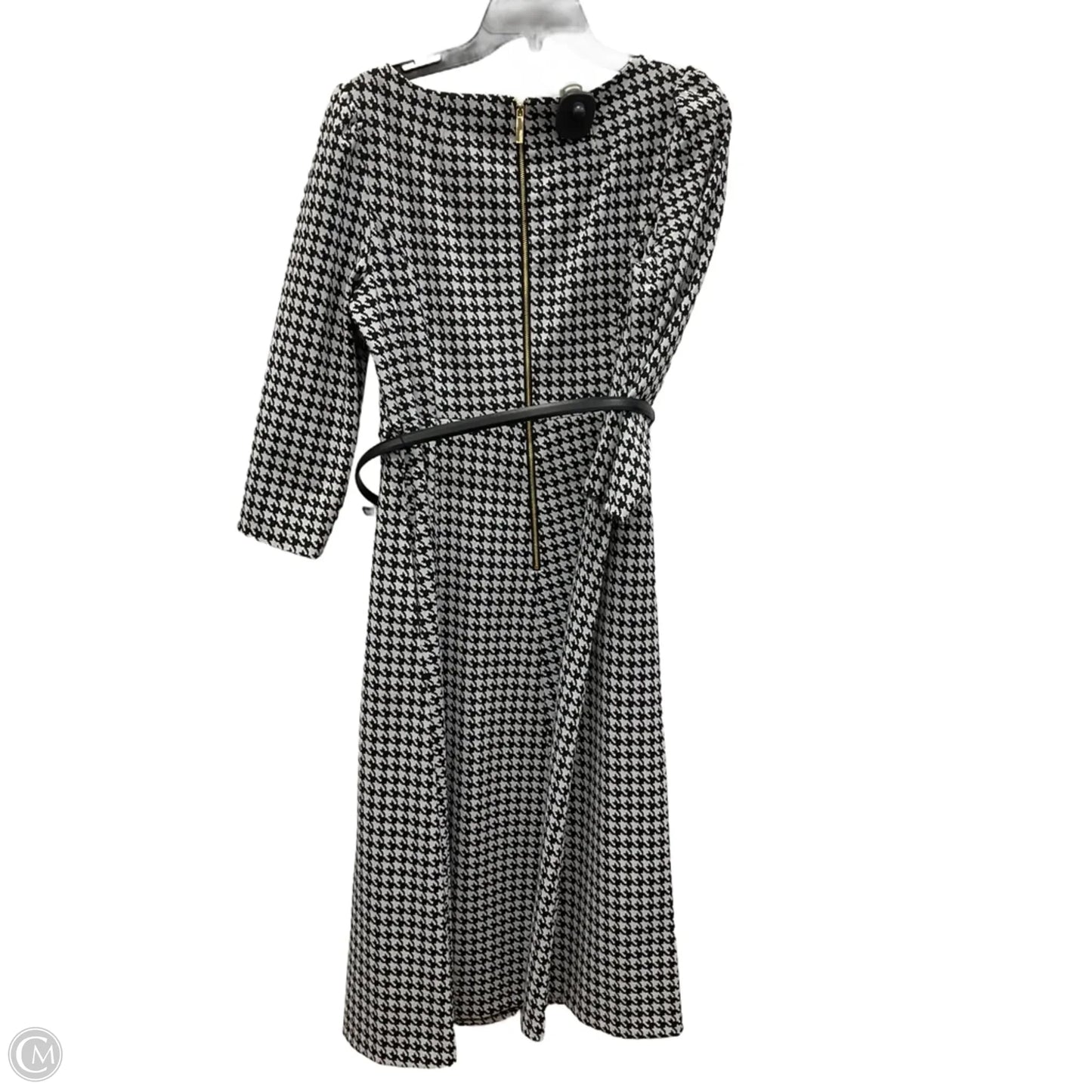 Dress Work By Calvin Klein In Black & White, Size: 14