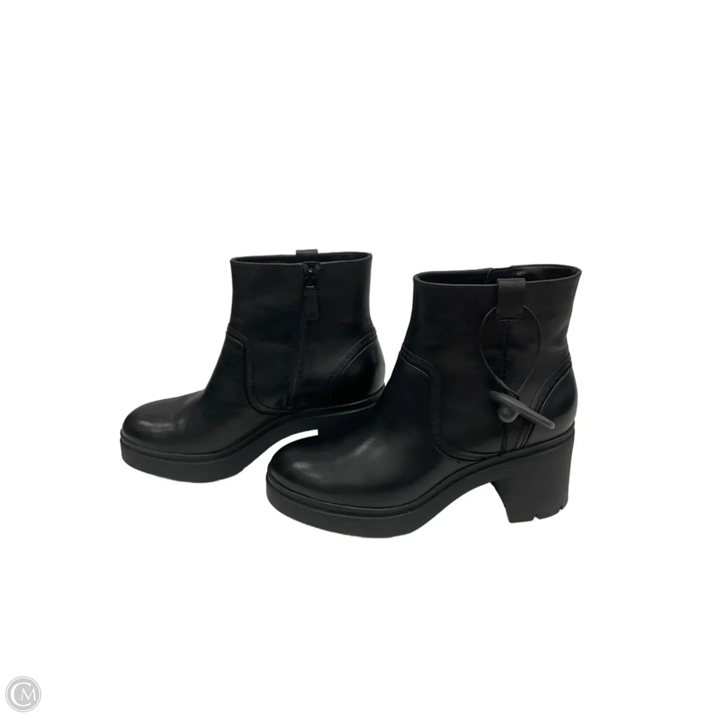 Boots Ankle Heels By Cole-haan In Black, Size: 9