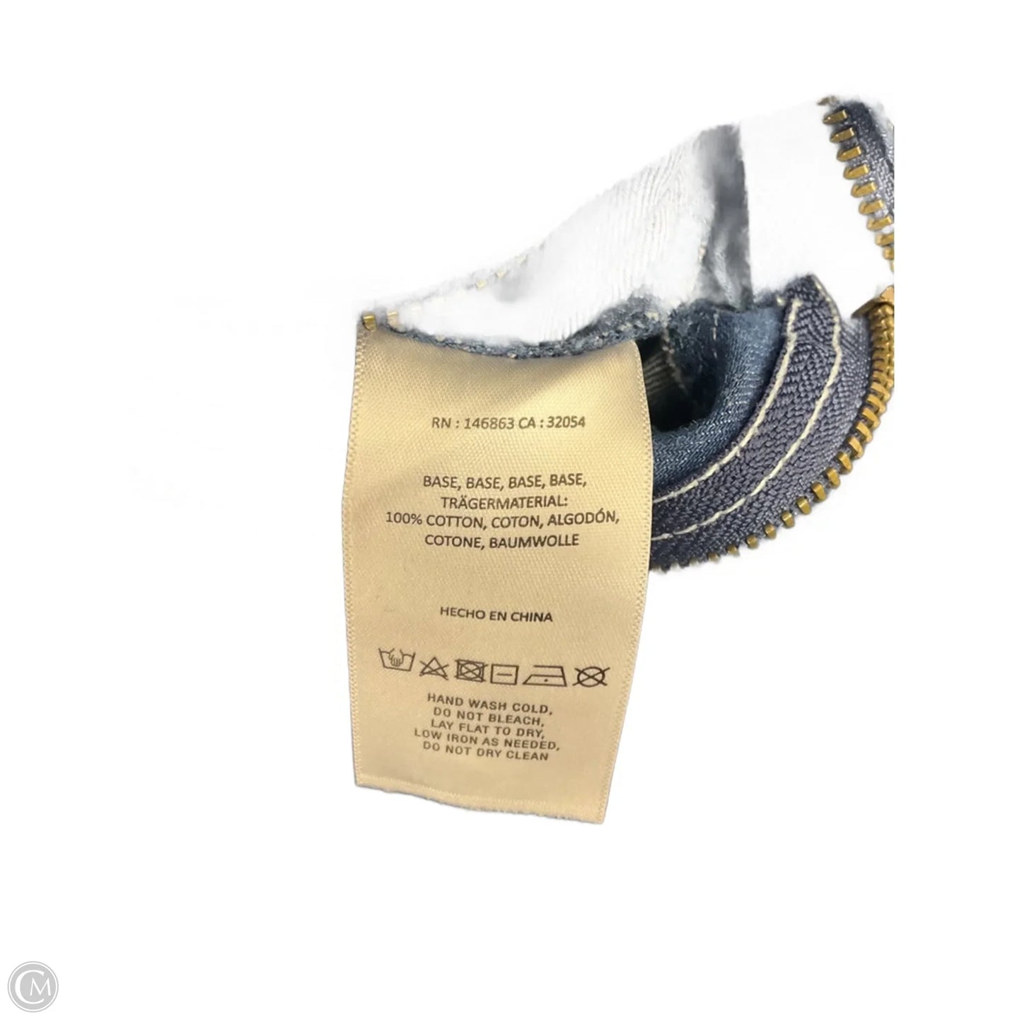 Jumpsuit By Anthropologie In Blue Denim, Size: S