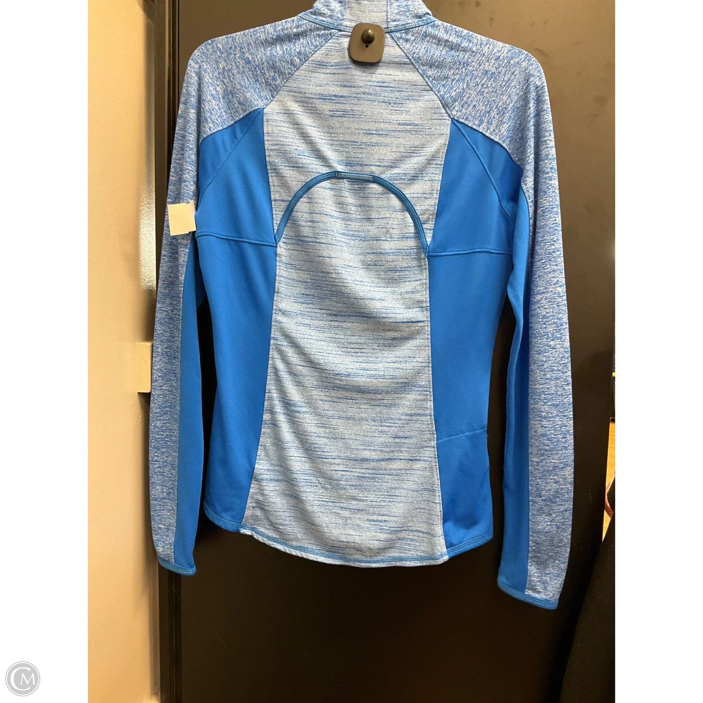 Athletic Top Long Sleeve Collar By Athleta In Blue, Size: S