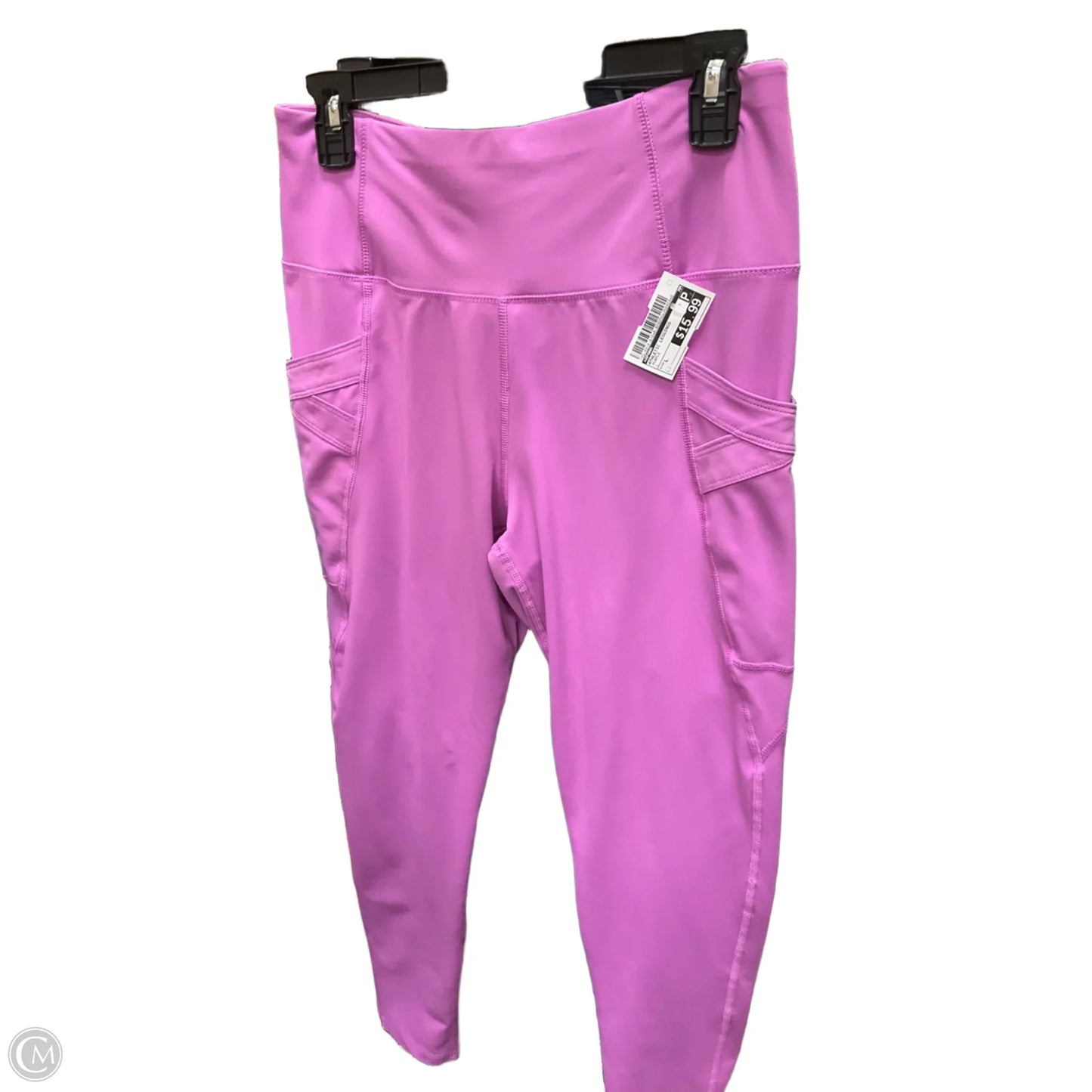 Athletic Leggings By Apana In Purple, Size: L