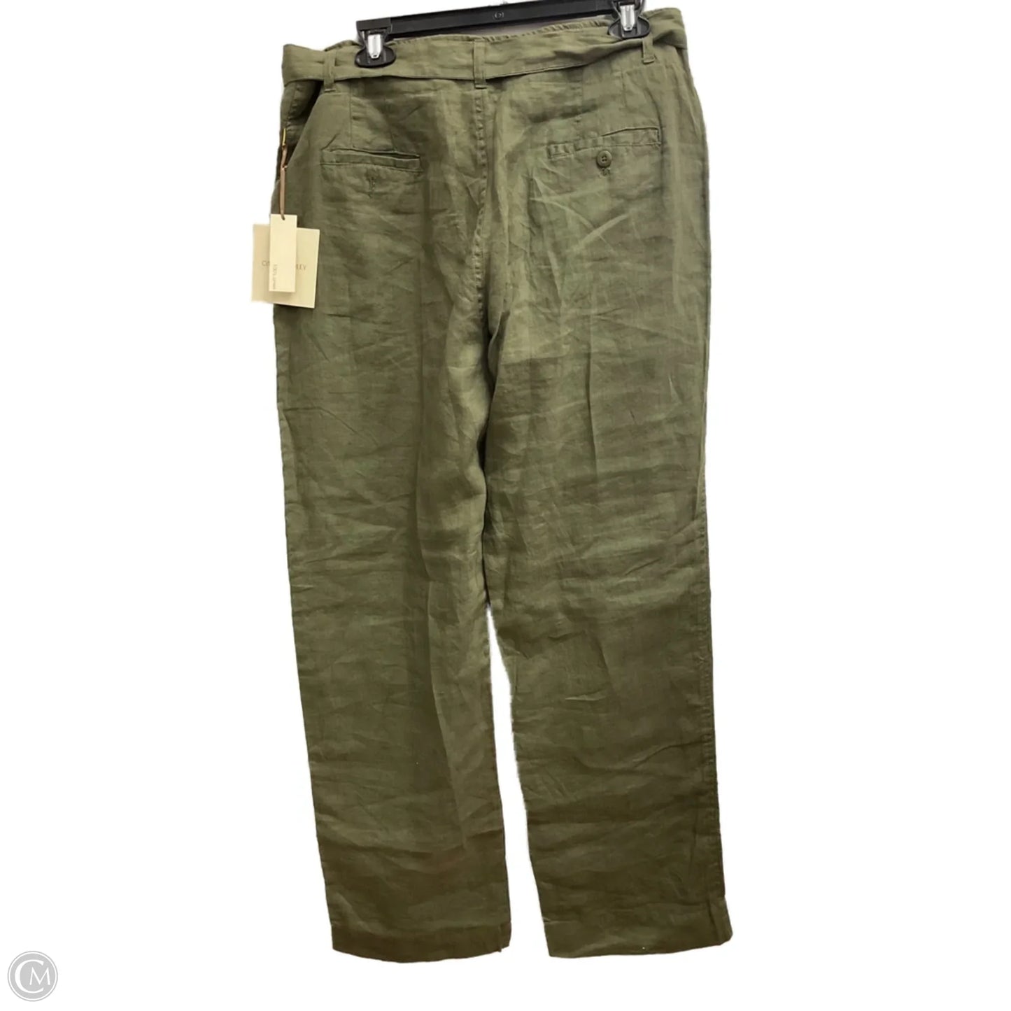 Pants Linen By Cynthia Rowley In Green, Size: 14