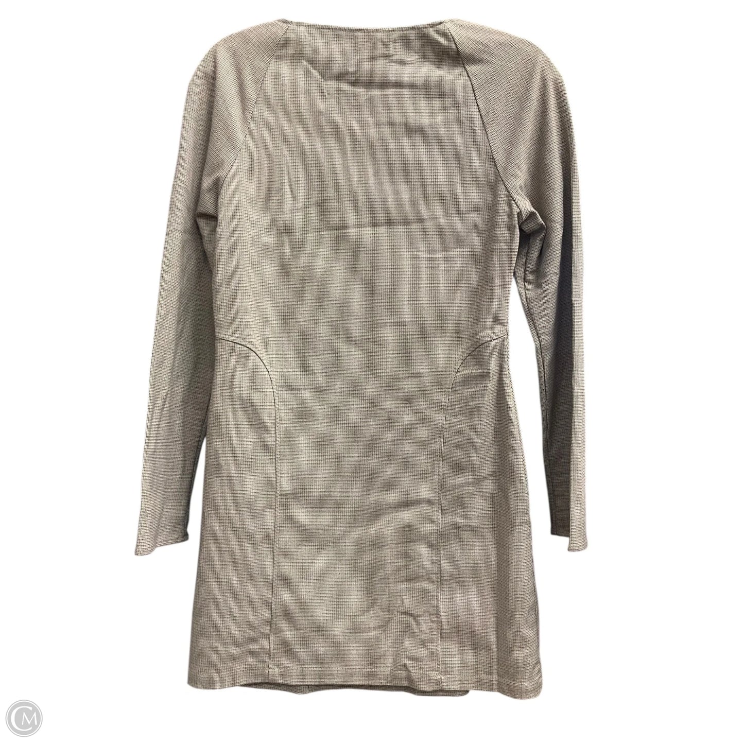 Dress Work By Zara In Brown & Cream, Size: M