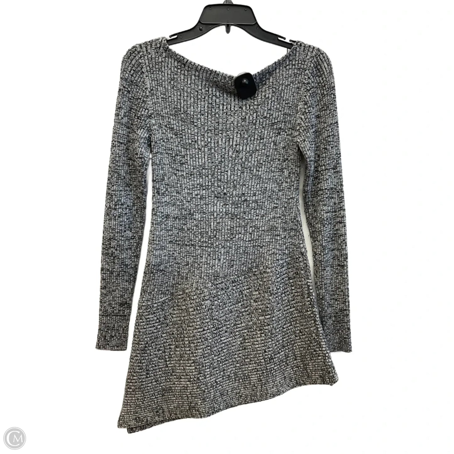 Dress Casual Midi By White House Black Market In Silver, Size: S