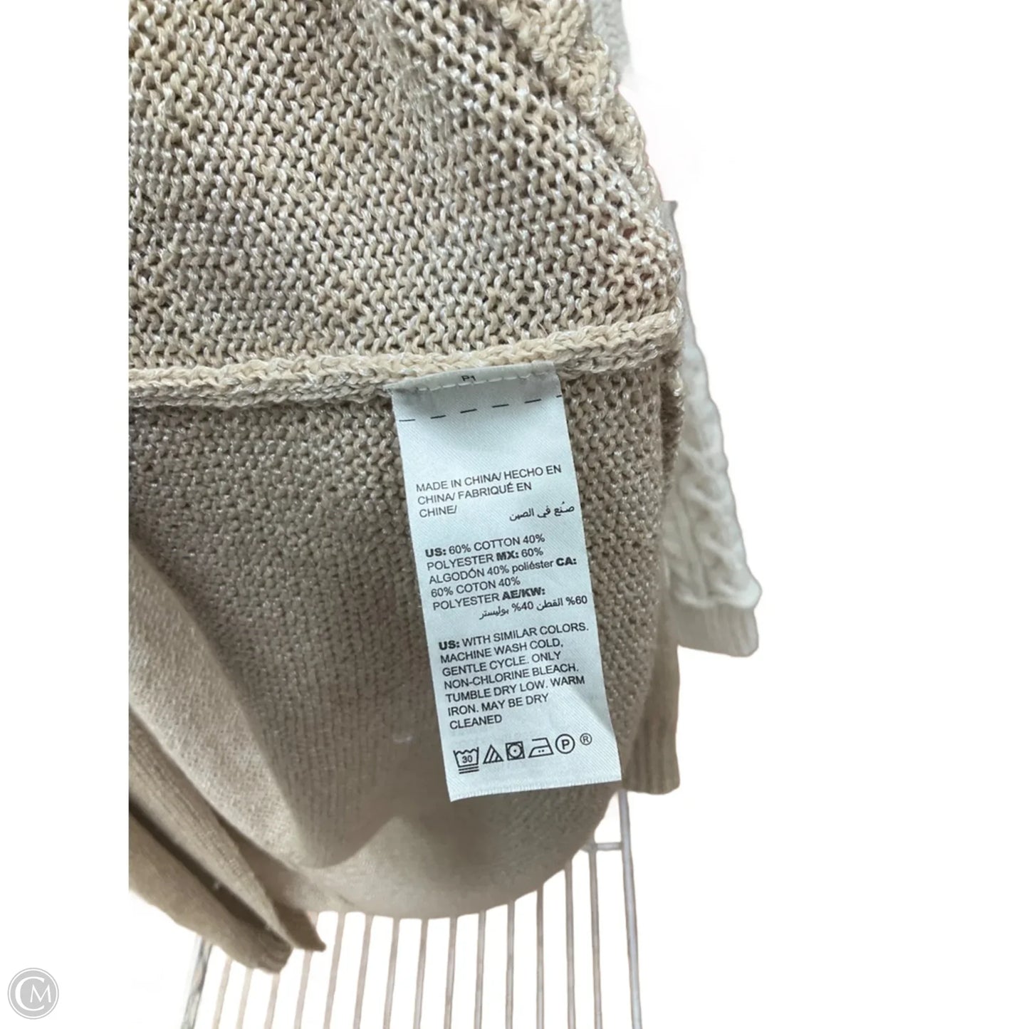 Cardigan By Chicos In Beige, Size: M