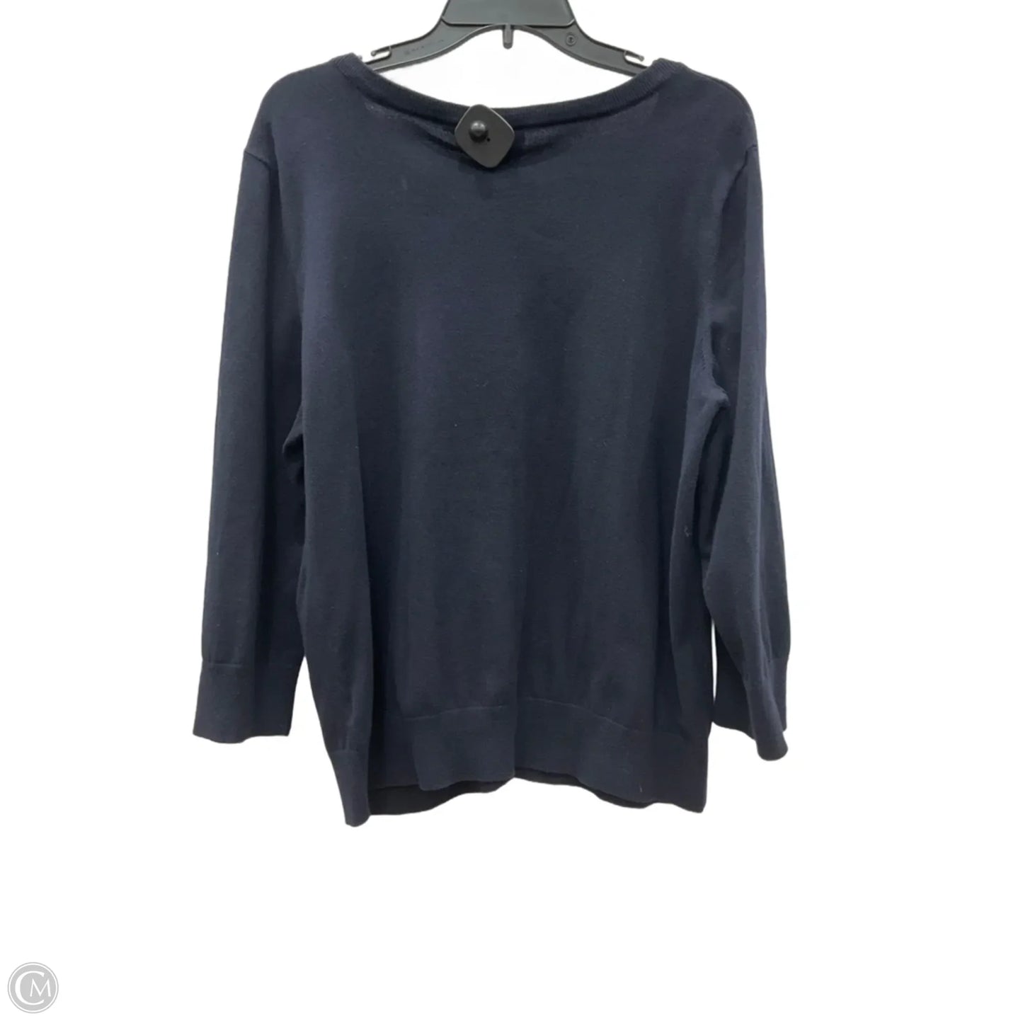 Cardigan By Talbots In Navy, Size: Xl