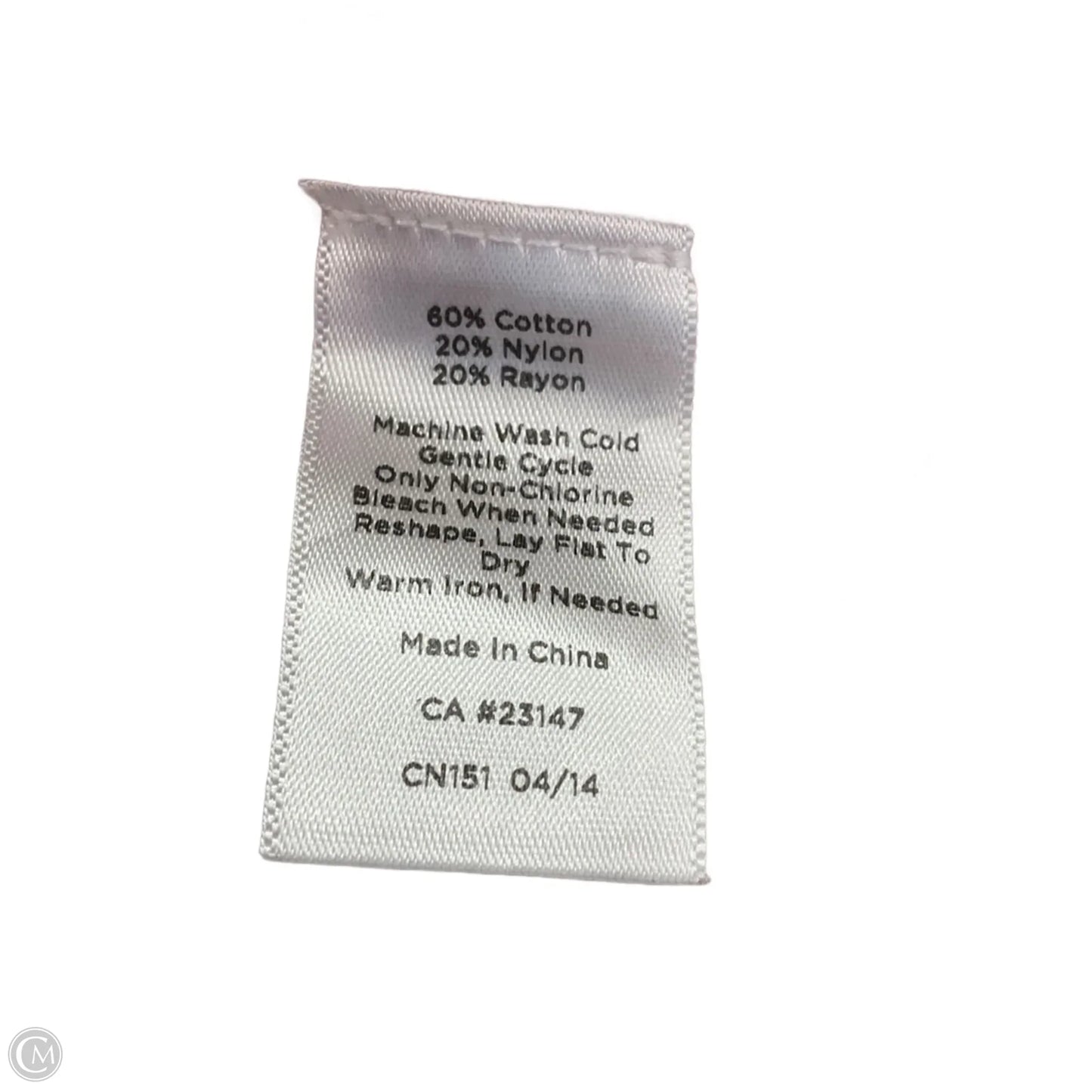 Top Long Sleeve By Talbots In Pink, Size: Xl