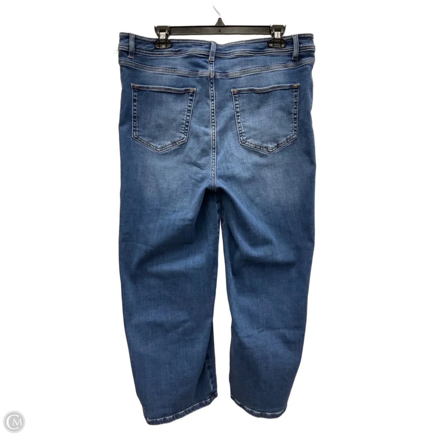 Jeans Cropped By J. Jill In Blue Denim, Size: 14