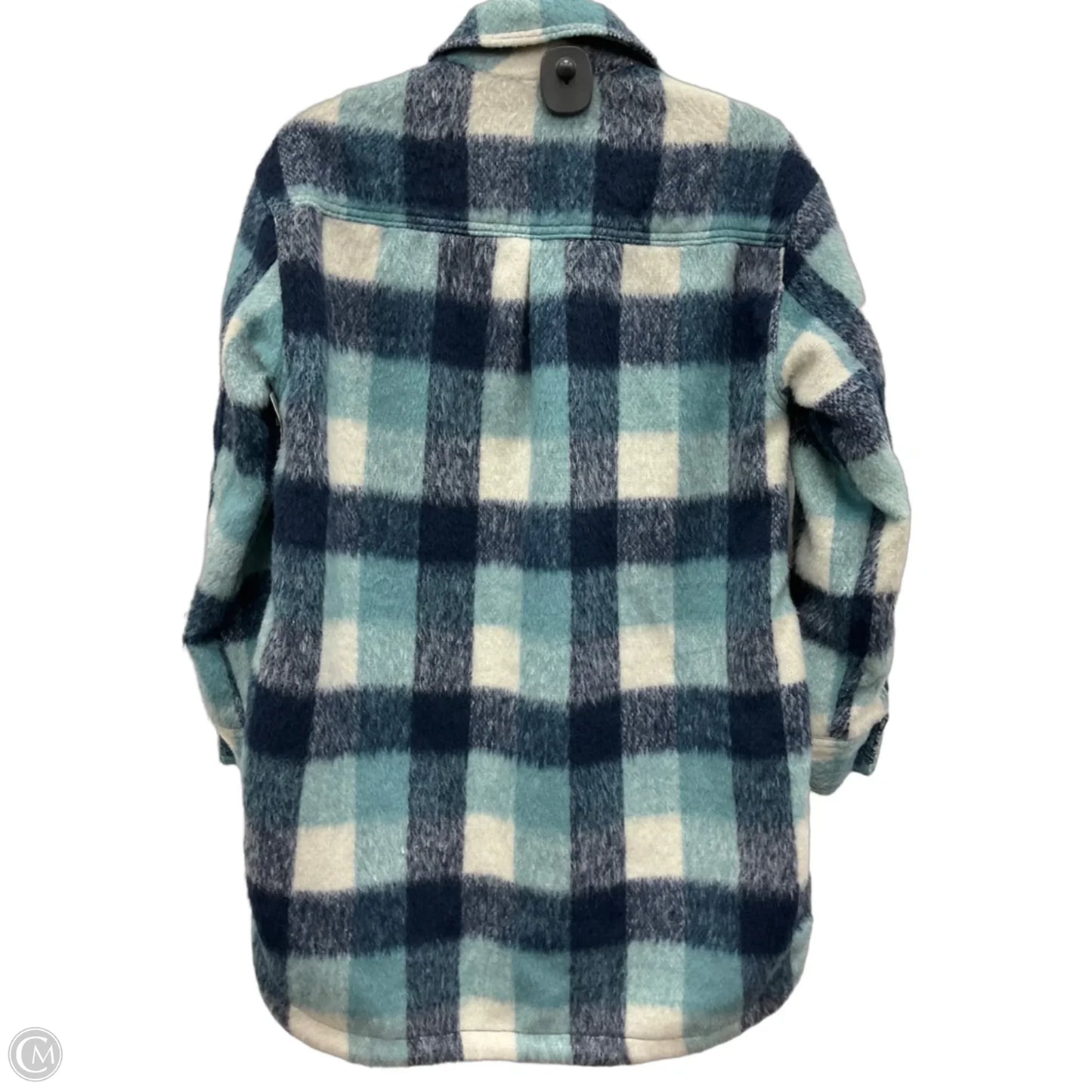 Jacket Shirt By Old Navy In Plaid Pattern, Size: Xs