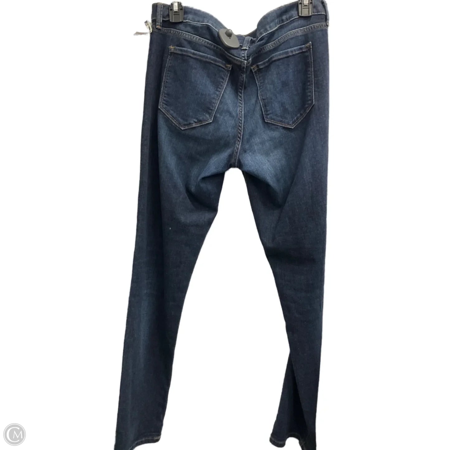 Jeans Straight By Banana Republic In Blue Denim, Size: 8