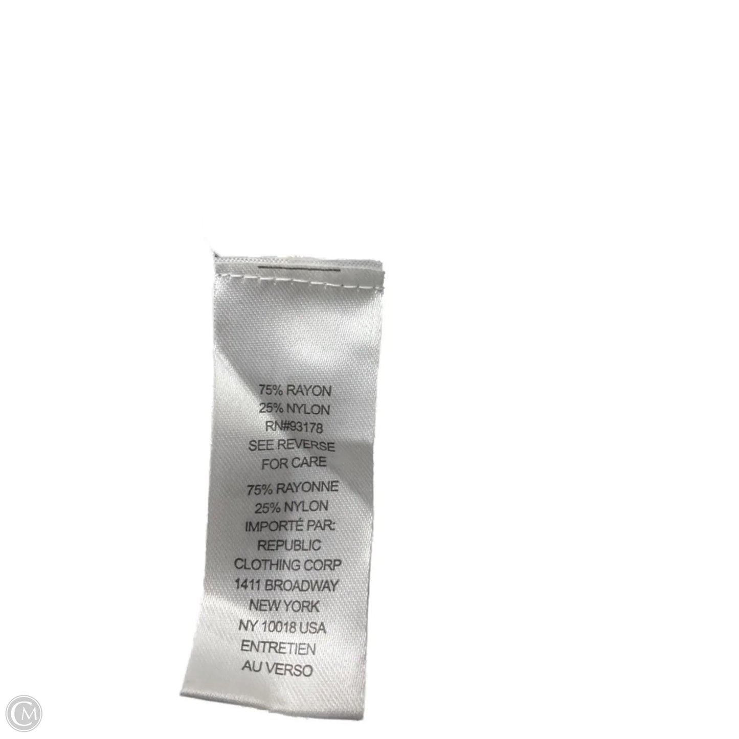 Top Sleeveless By Truth In Striped Pattern, Size: M