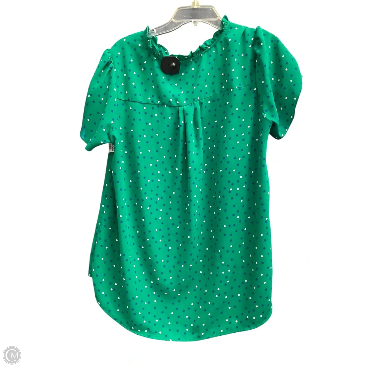 Top Short Sleeve By 41 Hawthorn In Green, Size: 1x