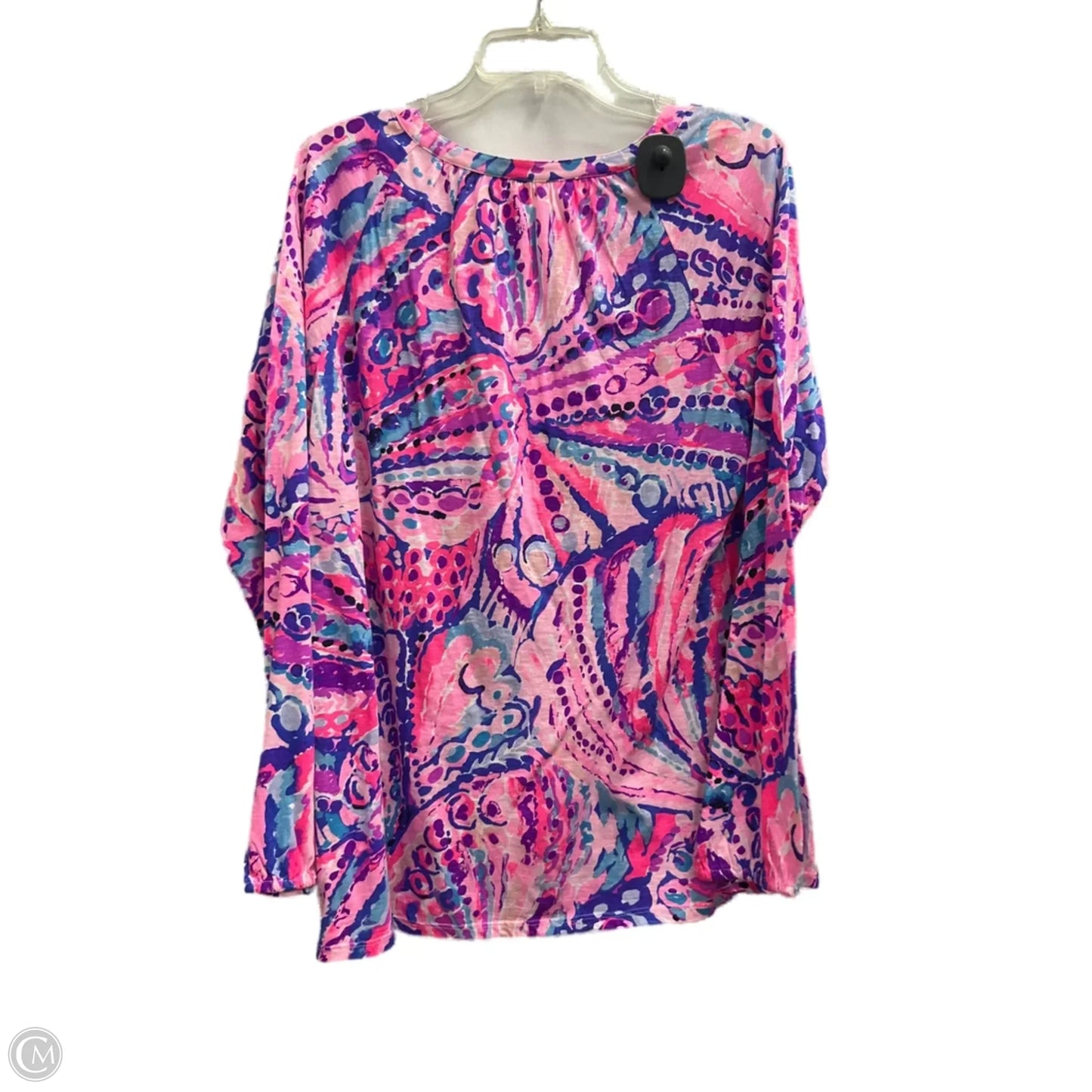 Top Long Sleeve Designer By Lilly Pulitzer In Multi-colored, Size: Xl