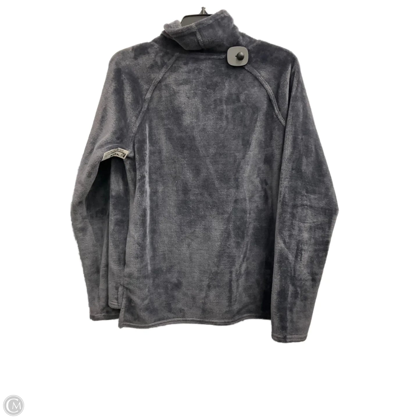 Sweatshirt Collar By Champion In Grey, Size: M