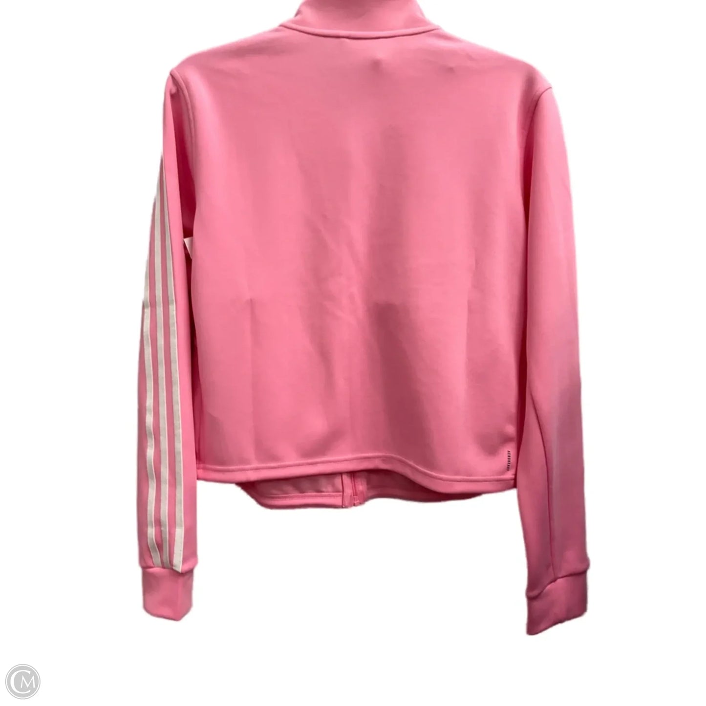 Athletic Jacket By Adidas In Pink, Size: M