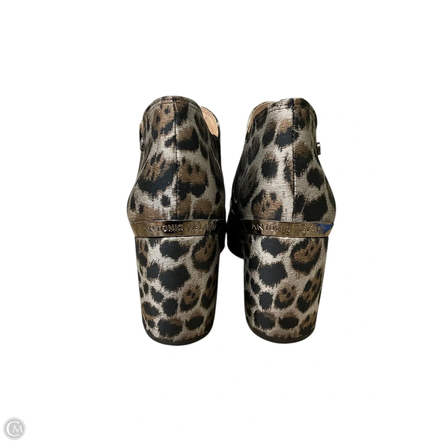 Boots Ankle Heels By Antonio Melani In Animal Print, Size: 7