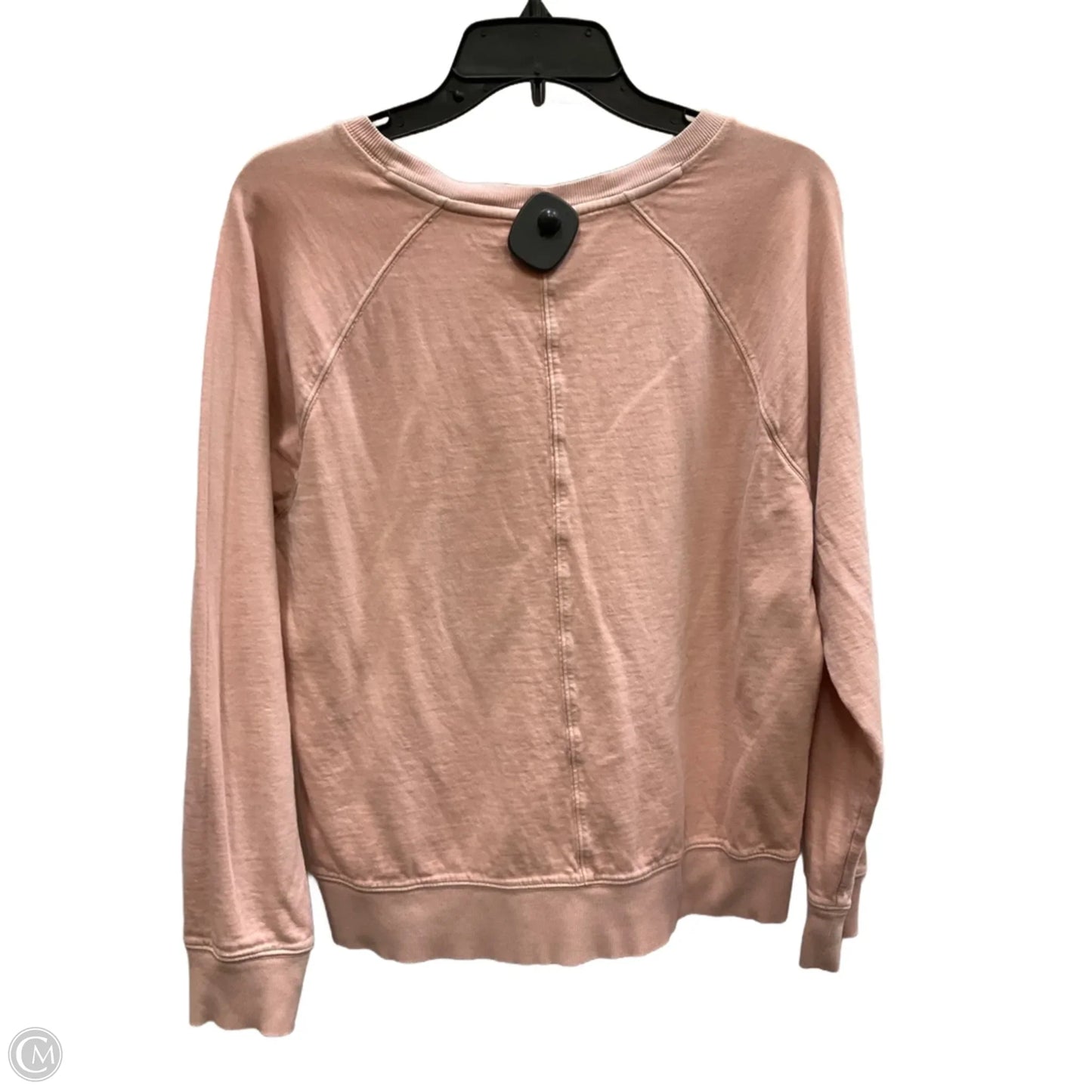 Athletic Top Long Sleeve Crewneck By Athleta In Peach, Size: M