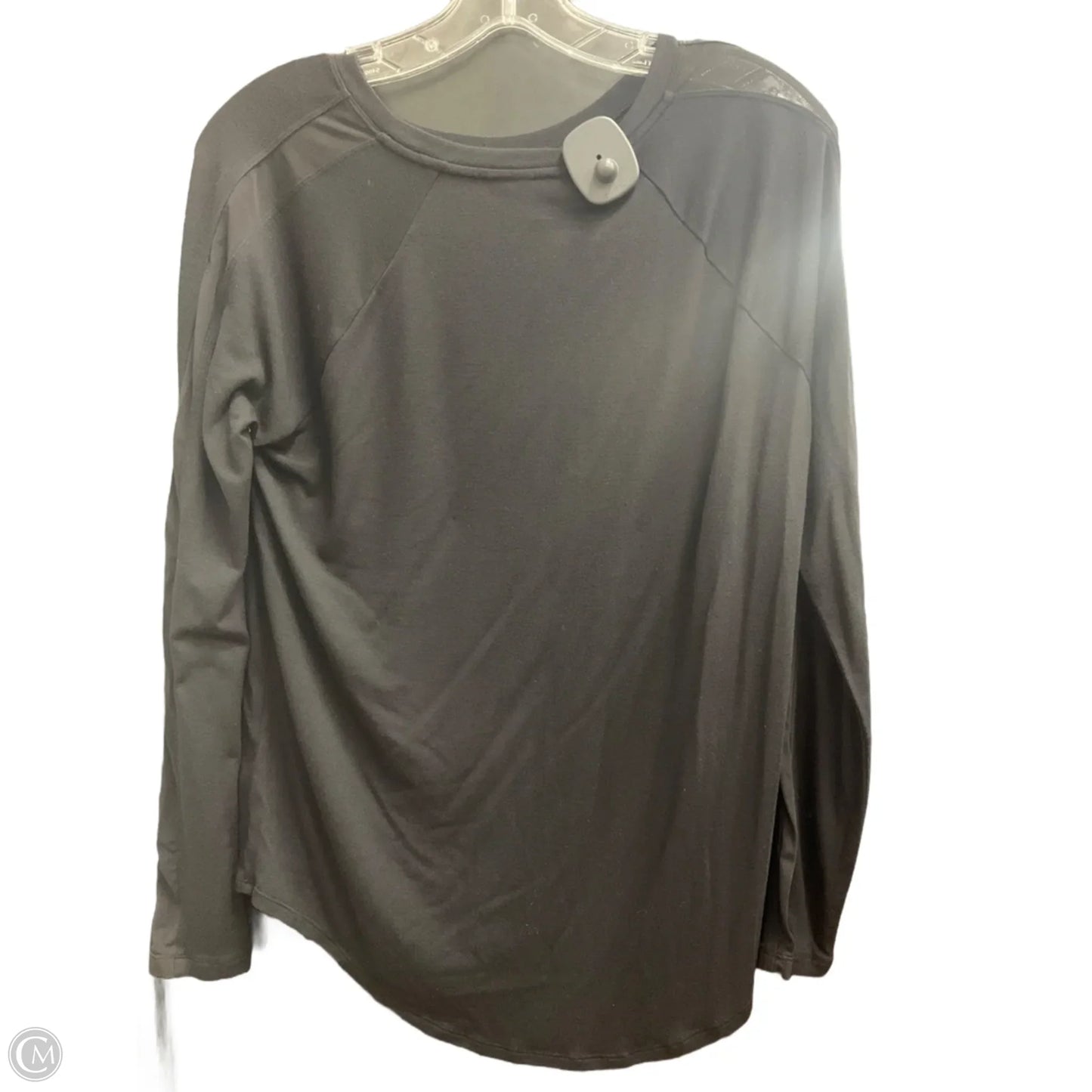 Athletic Top Long Sleeve Crewneck By Athleta In Black, Size: S