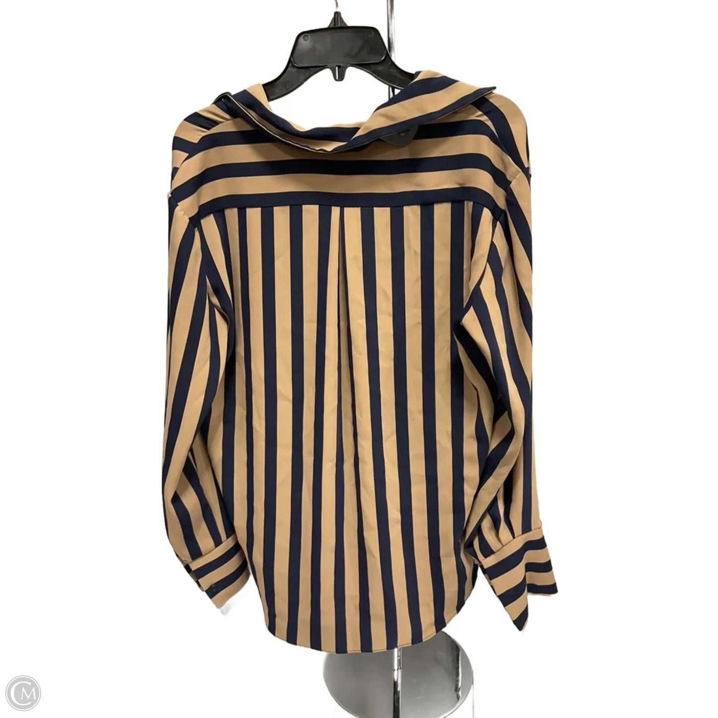 Blouse Long Sleeve By Joseph Ribkoff In Striped Pattern, Size: 6