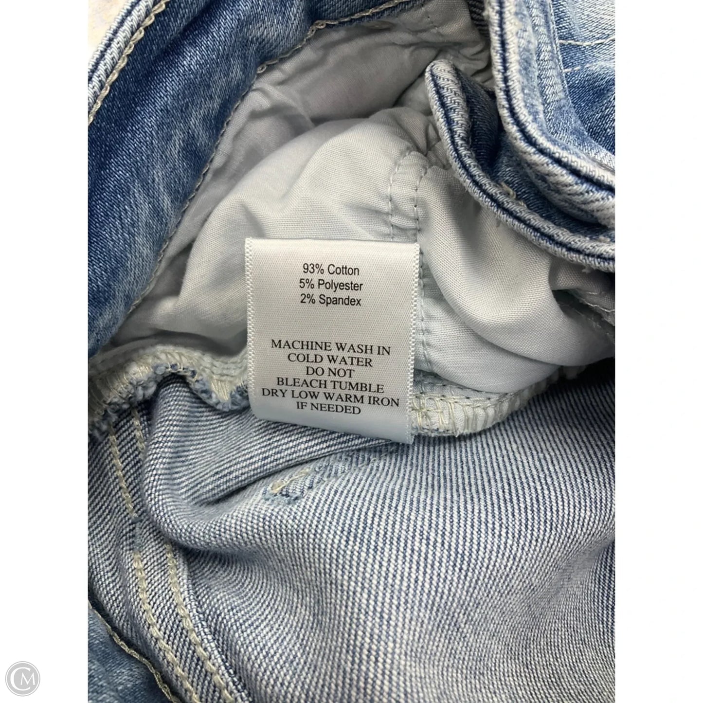 Jeans Flared By Just Usa In Blue Denim, Size: 10