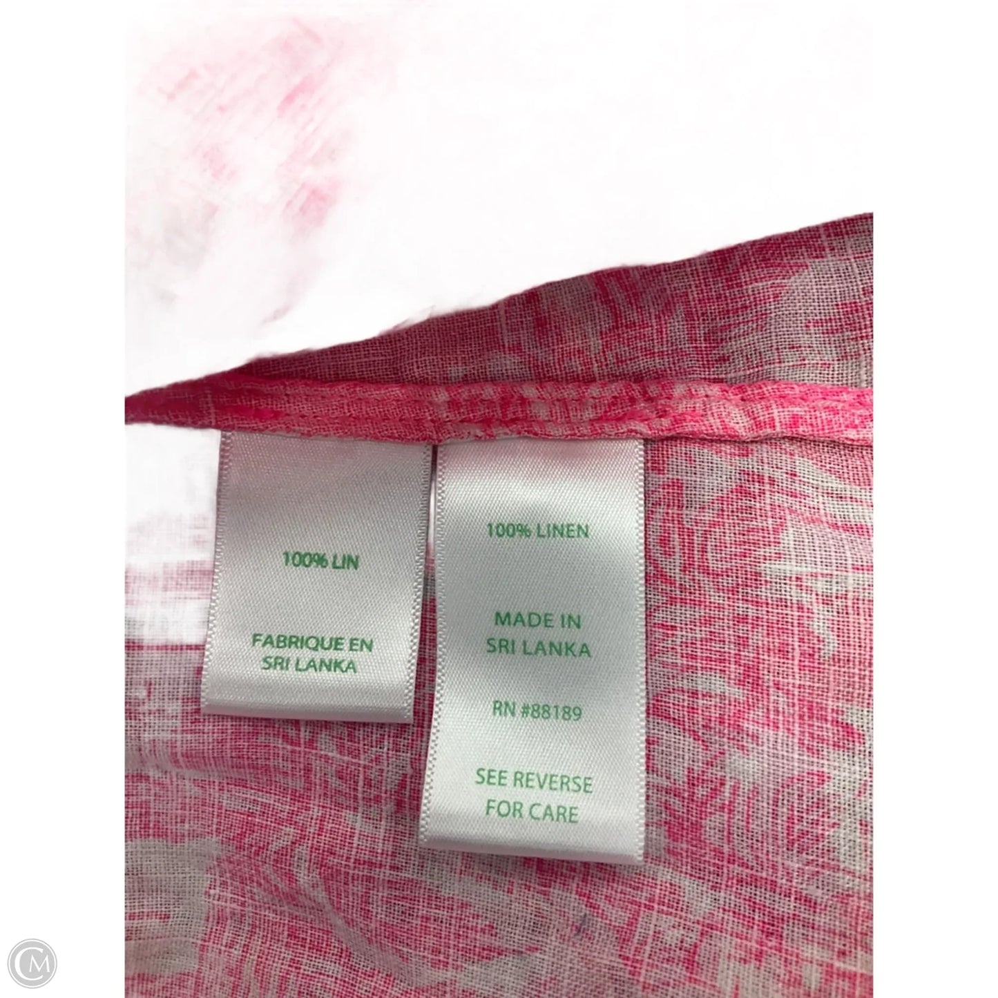 Blouse Designer By Lilly Pulitzer In Pink, Size: L