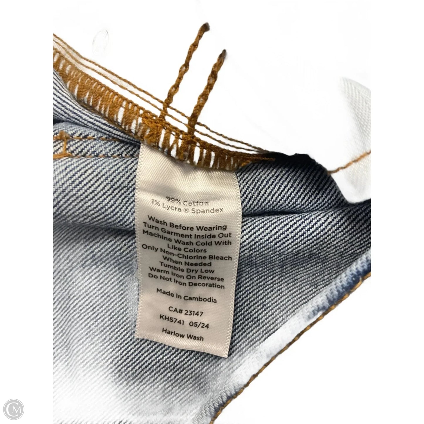 Jeans Straight By Talbots In Blue Denim, Size: 10