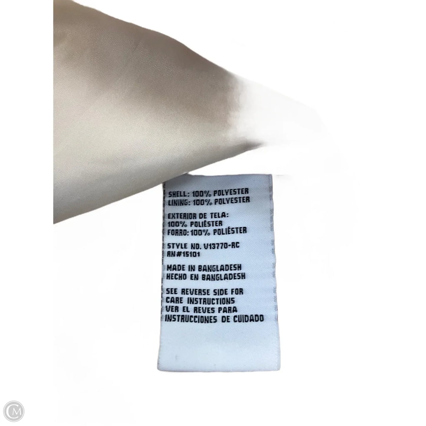 Coat Raincoat By Vince Camuto In Cream, Size: S