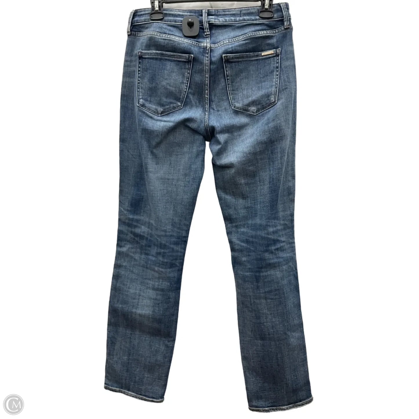 Jeans Straight By White House Black Market In Blue Denim, Size: 4
