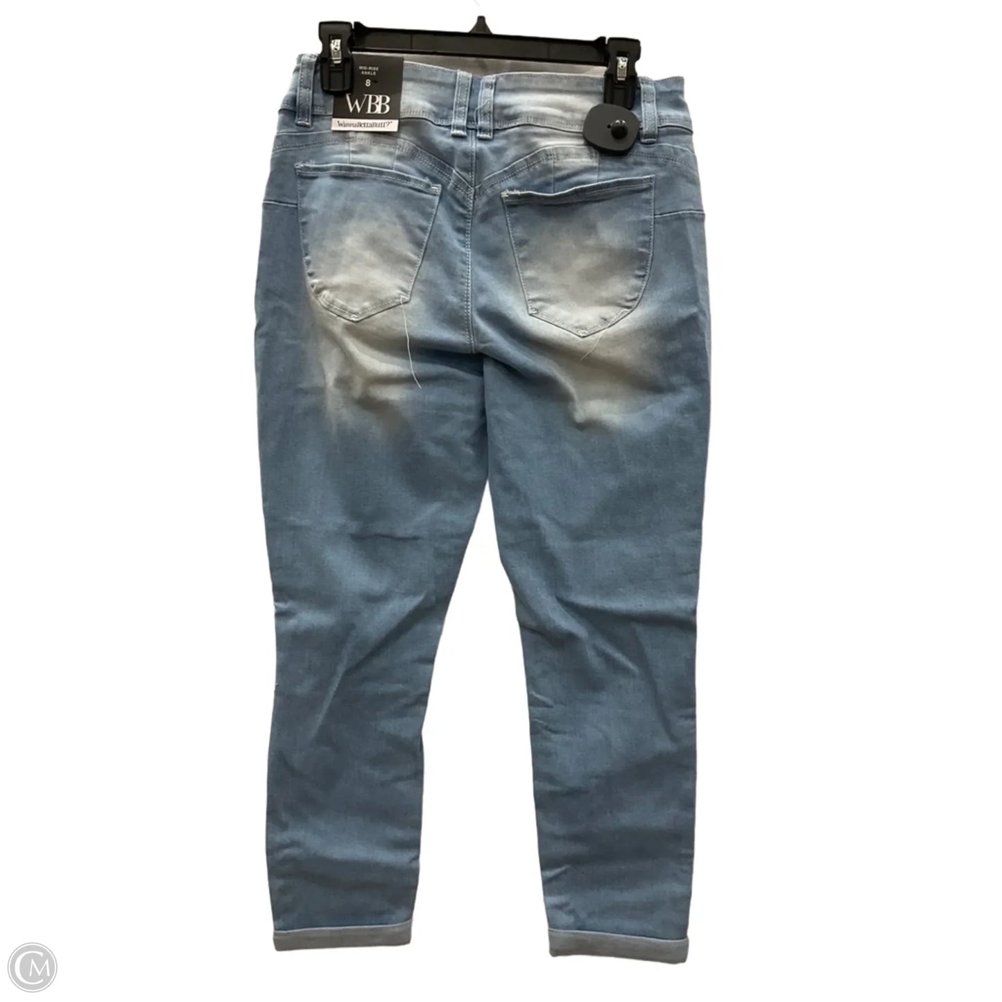 Jeans Skinny By Royalty In Blue Denim, Size: 8