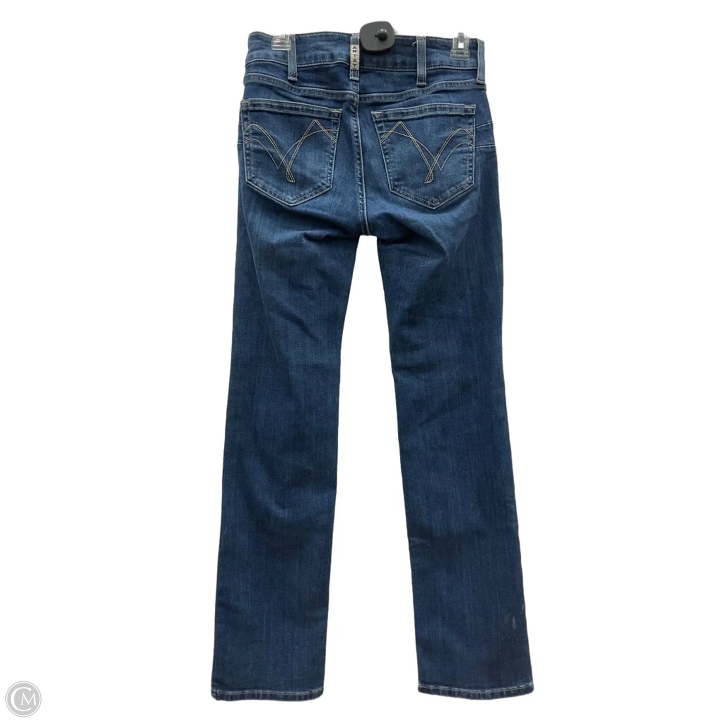Jeans Boot Cut By Ariat In Blue Denim, Size: 4