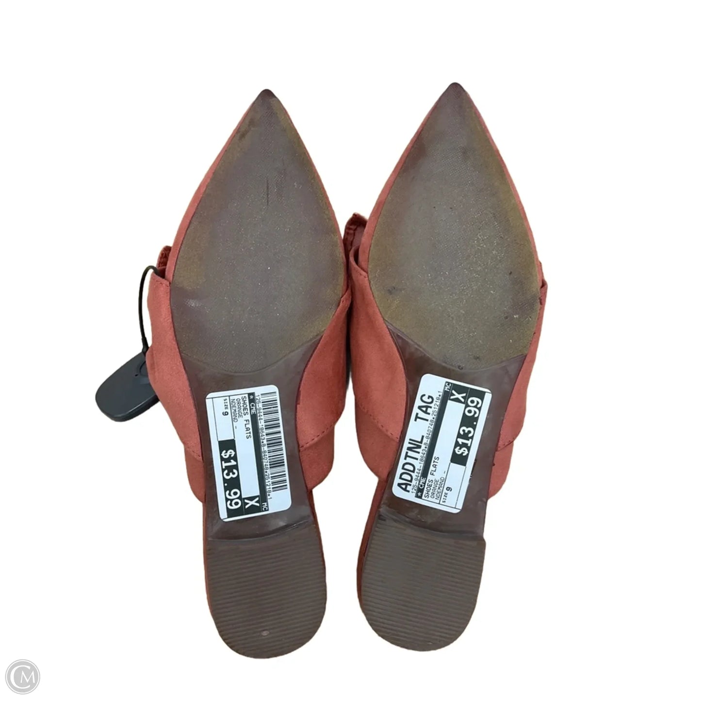Shoes Flats By Cme In Orange, Size: 9
