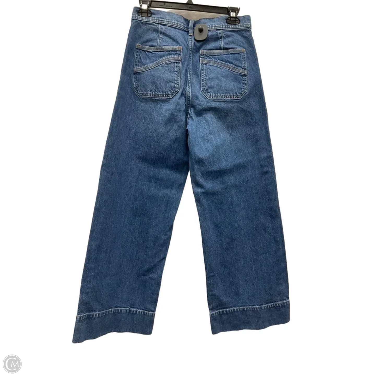 Jeans Wide Leg By Gap In Blue Denim, Size: 6